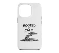 Carcasa para iPhone 13 Pro Rooted in Calm Camisa Divertida de jardinería Zen