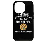 Carcasa para iPhone 13 Pro Ropa Blueberry Pie - Diseño único y Divertido de Pasteles