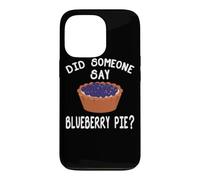 Carcasa para iPhone 13 Pro Ropa Blueberry Pie - Gran diseño Divertido para Amantes de los Pasteles