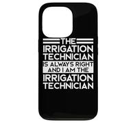 Carcasa para iPhone 13 Pro Ropa de técnico de riego - Diseño Divertido de técnicos