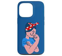 Carcasa para iPhone 13 Pro Rosie The Riveter Rockabilly Retro Icono ww2 día de la Mujer