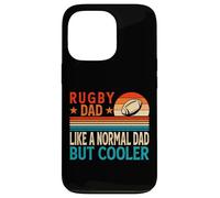 Carcasa para iPhone 13 Pro Rugby Dad Like A Normal Dad But Cooler - Funny Father's Day
