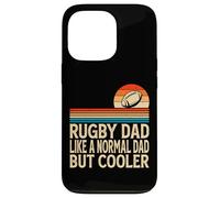 Carcasa para iPhone 13 Pro Rugby Dad Like A Normal Dad But Cooler - Funny Father's Day
