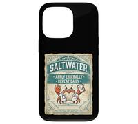 Carcasa para iPhone 13 Pro Saltwater Doctor Crab Ocean Vintage Design