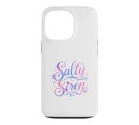 Carcasa para iPhone 13 Pro Salty Siren Mermaid Lover Beach Coastal Ocean Cute Mermaid