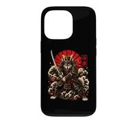 Carcasa para iPhone 13 Pro Samurai Wolf Guerrero Japonés Katana Art