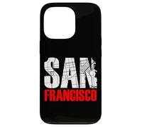 Carcasa para iPhone 13 Pro San Francisco California Graphic Map T-Shirt, San Francisco
