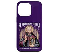 Carcasa para iPhone 13 Pro San Ignacio Loyola Ad Maiorem Dei Gloriam Jesuita católico