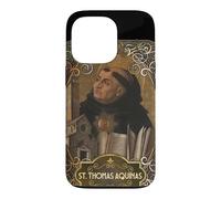 Carcasa para iPhone 13 Pro Santo Tomás de Aquino Filosofía Teología Católica San