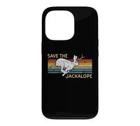 Carcasa para iPhone 13 Pro Save The Jackalope - Vintage Rabbit - Camping Cryptozoology
