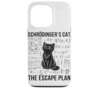 Carcasa para iPhone 13 Pro Schrodinger Cat Escape Plan Mecánica cuántica Física