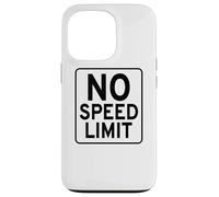 Carcasa para iPhone 13 Pro Señal de Carretera sin límite de Velocidad