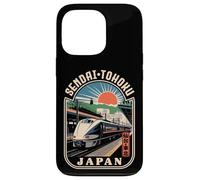 Carcasa para iPhone 13 Pro Sendai Tohoku Japón Shinkansen Retro Bullet Train Kanji