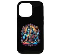 Carcasa para iPhone 13 Pro Señor Shiva Durga Dios hindú Mahadeva Diosa Diosa Parvati