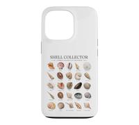 Carcasa para iPhone 13 Pro Shell Collector Conchas Marinas comunes del Mundo Arte Vintage