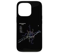 Carcasa para iPhone 13 Pro Shenyang China Train Line Railway - Souvenir Route Map