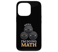 Carcasa para iPhone 13 Pro Shhh I'm Doing Matemáticas Fitness Levantamiento de Pesas Entrenamiento de Entrenamiento