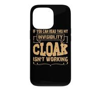 Carcasa para iPhone 13 Pro Si Puedes Leer Esto, mi Capa de Invisibilidad no Funciona