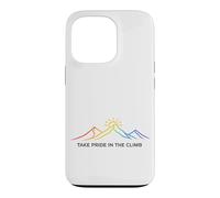 Carcasa para iPhone 13 Pro Siéntete Orgulloso de la Escalada Rainbow Mountain Hiking