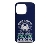 Carcasa para iPhone 13 Pro Signo del Zodiaco Cáncer Julio 20 Horóscopo Astrología Cumpleaños