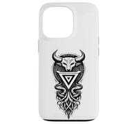 Carcasa para iPhone 13 Pro Símbolo de Veles eslavo Pagano Inframundo Dios Arte