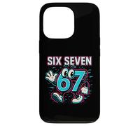 Carcasa para iPhone 13 Pro Six Seven Glitch Mascot - Divertido Italiano Brainrot 67 Meme