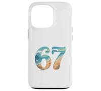 Carcasa para iPhone 13 Pro Six SSix Seven Beach Summer Waves Diversión Niñas Niños Hombres