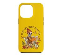 Carcasa para iPhone 13 Pro Solo un capítulo más de Skeleton Reader Fall Book Lover Autumn