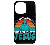 Carcasa para iPhone 13 Pro Solo una Chica Que Realmente ama a Jesús