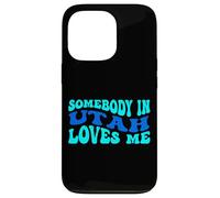 Carcasa para iPhone 13 Pro Somebody in Utah Loves Me Modern Boho Vibe