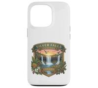 Carcasa para iPhone 13 Pro Souvenir del Sendero de Las Diez Cataratas del Parque Estatal Silver Falls de Oregón