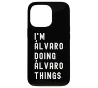 Carcasa para iPhone 13 Pro Soy Álvaro Haciendo Cosas de Álvaro