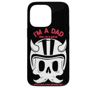 Carcasa para iPhone 13 Pro Soy un papá y Soy un Motorista Nada Puede Asustarme papá Motorista