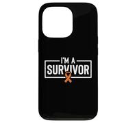 Carcasa para iPhone 13 Pro Soy un sobreviviente del cáncer de riñón Awarenes Cinta Naranja
