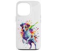 Carcasa para iPhone 13 Pro Splash Art Jack Russell