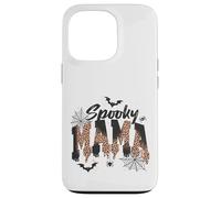 Carcasa para iPhone 13 Pro Spooky Mama Leopard Print Ghost Halloween Design