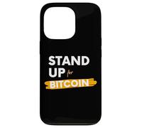 Carcasa para iPhone 13 Pro Stand Up For Bitcoin Cryptocurrency Is Freedom BTC Crypto