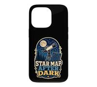 Carcasa para iPhone 13 Pro Star Map After Dark Telescopio Luna