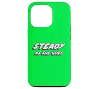Carcasa para iPhone 13 Pro Steady as She Goes | 2000's Music Song White
