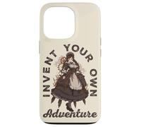 Carcasa para iPhone 13 Pro Steampunk Inventa tu Propia Aventura Steampunk Anime Girl
