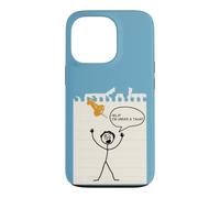 Carcasa para iPhone 13 Pro Stick Figure Under A Tack Funny Stick Hombre Oficina Regalo