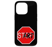Carcasa para iPhone 13 Pro Stop Start Graffiti Design Statement Motivation Gym