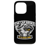 Carcasa para iPhone 13 Pro Storm Chasing The Cap Broke Termodinámica Tiempo de persecución