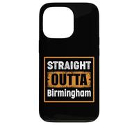 Carcasa para iPhone 13 Pro Straight Outta Birmingham Alabama USA Retro Envejecido