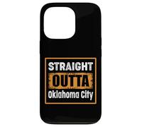 Carcasa para iPhone 13 Pro Straight Outta Oklahoma City, Oklahoma, EE. UU., Retro Envejecido