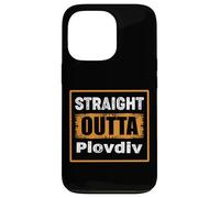 Carcasa para iPhone 13 Pro Straight Outta Plovdiv Bulgaria Retro Envejecido Vintage