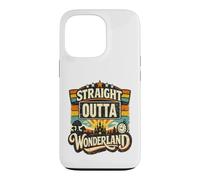 Carcasa para iPhone 13 Pro Straight Outta Wonderland Vintage Retro Funny Fantasy Cita
