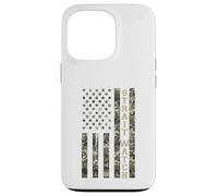 Carcasa para iPhone 13 Pro Strait Watch USA American Flag Camouflage Distressed Style