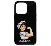 Carcasa para iPhone 13 Pro Strong South Korean Girl Woman Girlfriend South Korea Flag