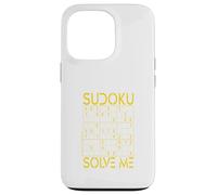 Carcasa para iPhone 13 Pro Sudoku Solve Me Puzzle Lógica Pensamiento Rompecabezas